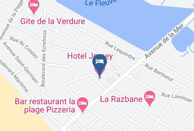 Manche - Hotel Jersey Maps
