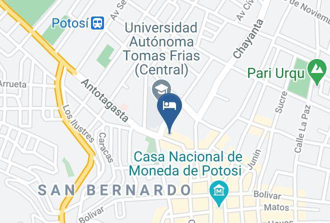 Tomas Frias - Hotel Jerusalen Maps