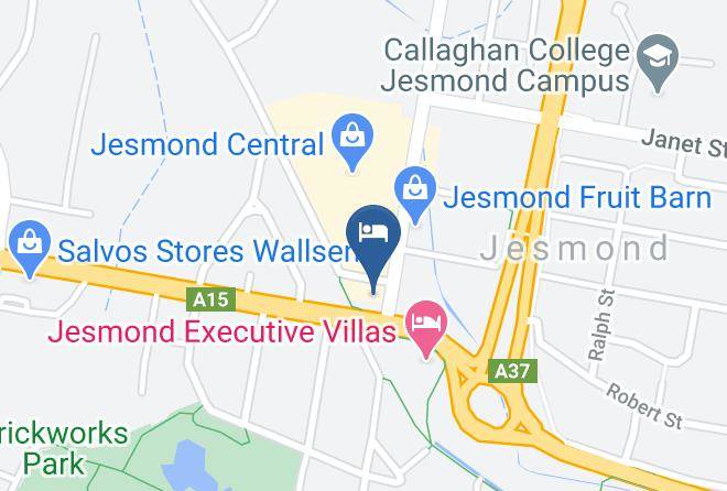 Hotel Jesmond Map