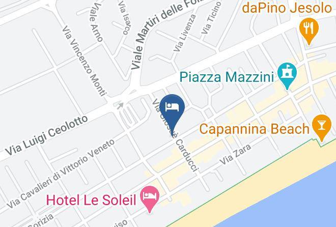 Venice - Hotel Jesolo Sand Maps