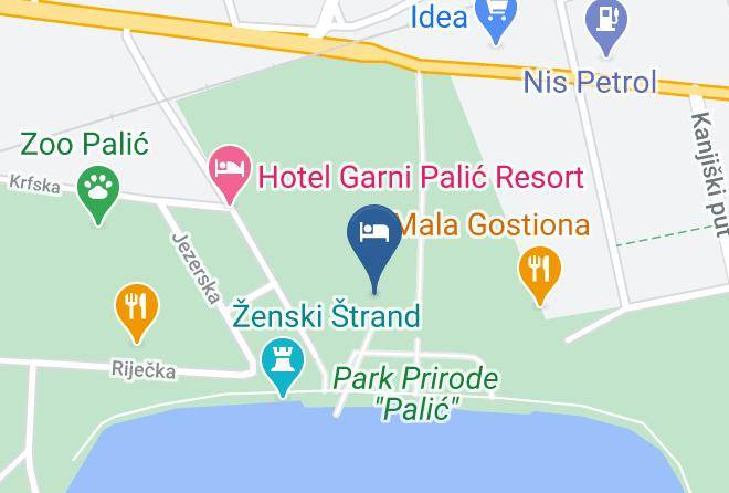 Central Serbia - Hotel Jezero Palic Maps