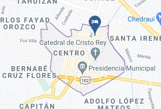 Huejutla De Reyes - Hotel Jilton Maps