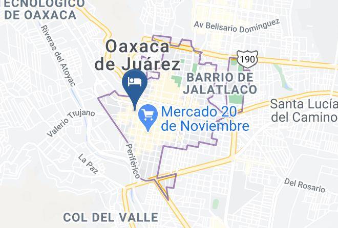 Oaxaca De Juarez - Hotel Jimenez Maps