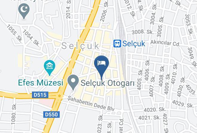 Selcuk - Ephesus Centrum Maps