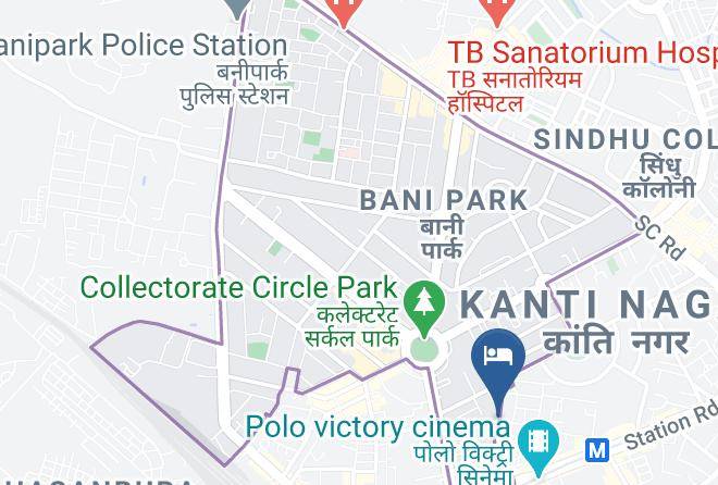 Jaipur - Hotel Jinendra Inn Jaipur Maps