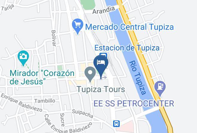 Sur Chichas - Hotel Jj Cruz Tupiza Maps