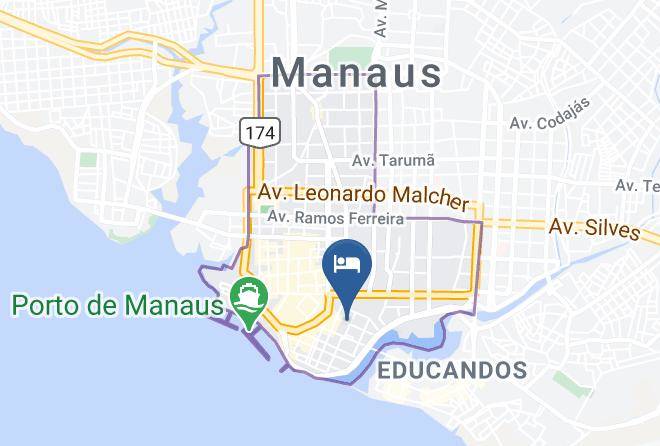 Manaus - Hotel Jm Gomes Maps