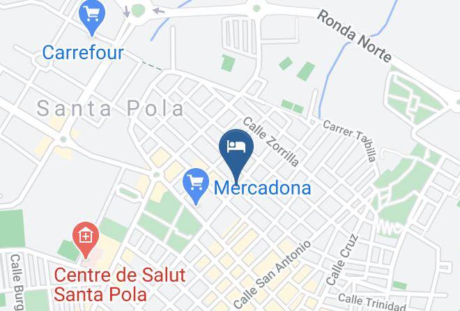 Hotel Jm Santa Pola Map