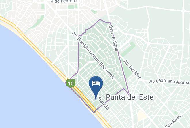 Punta Del Este - Hotel Joan Miro Maps