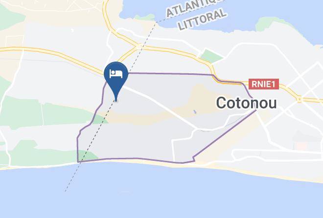 Abomey Calavi - Hotel Joca Agla Maps