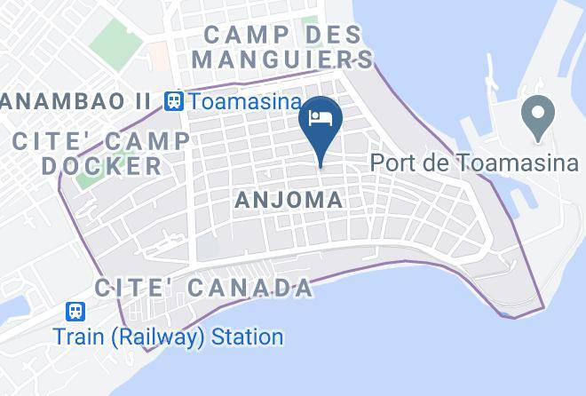 Toamasina I - Hotel Joffre Maps