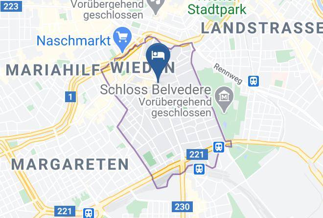 Vienna Wieden - Hotel Johann Strauss Maps