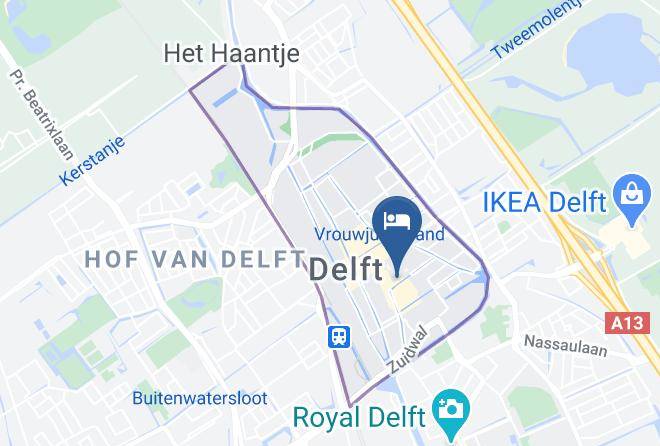 Delft - Hotel Johannes Vermeer Maps