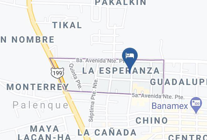 Palenque - Hotel John David Maps