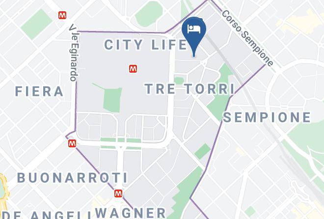 Milan - Hotel Johnny Milano Maps