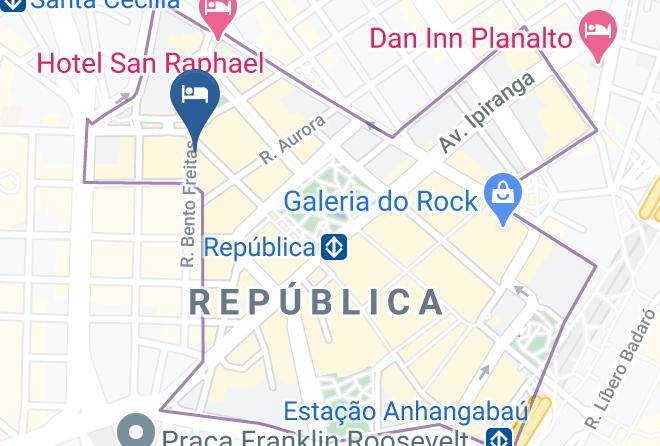 Sao Paulo Republica - Hotel Joia Rara Maps