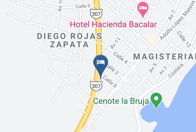 Bacalar - Hotel Jojalita Maps