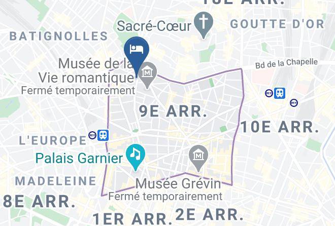 Paris - Hotel Joke Astotel Maps