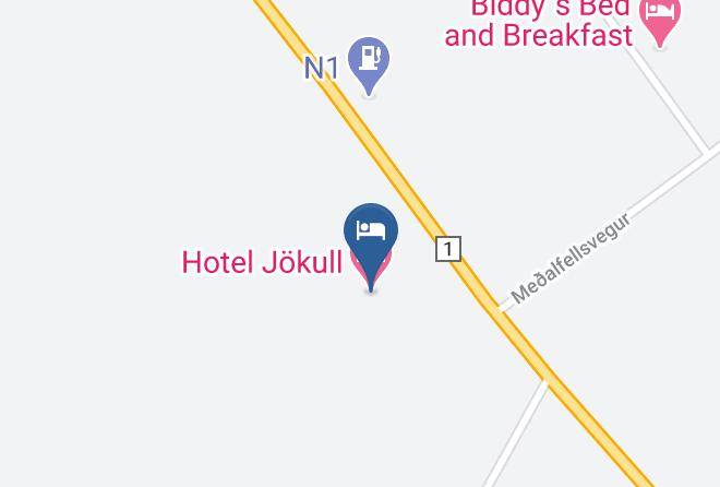 Sveitarfelagi Hornafjorur - Hotel Jokull Maps