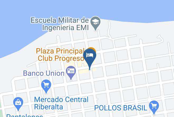 Vaca Diez - Hotel Jomali Maps