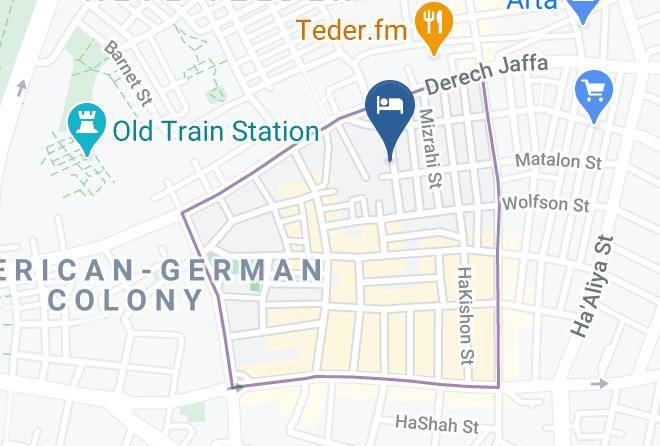Tel Aviv Yafo - Hotel Jonathan Center Tel Aviv Maps