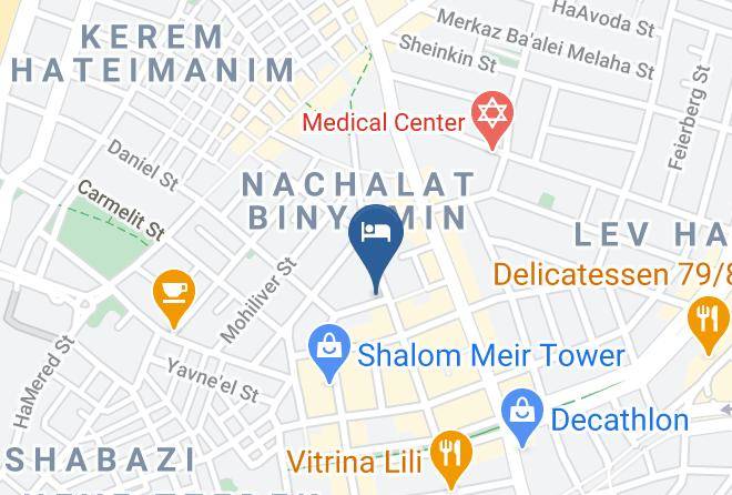 Tel Aviv Yafo - Hotel Jonathan Neve Tzedek Tel Aviv Maps