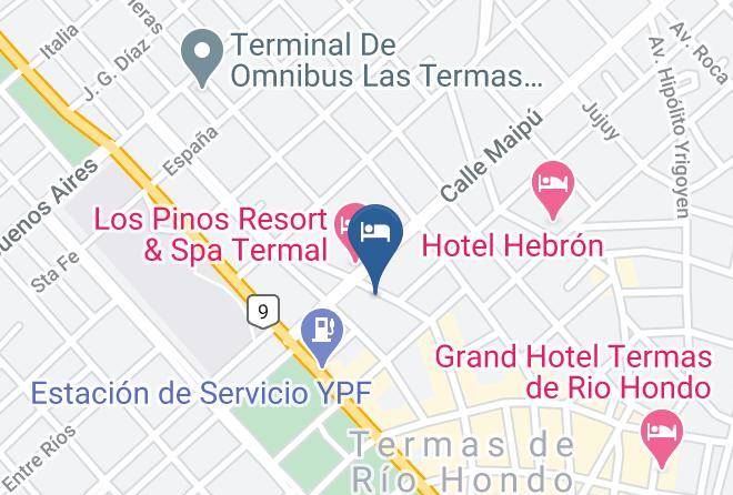 Rio Hondo - Hotel Jonathan Maps