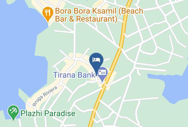 Saranda - Hotel Joni Maps