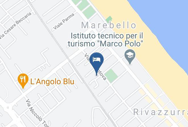 Rimini - Hotel Jorena Maps