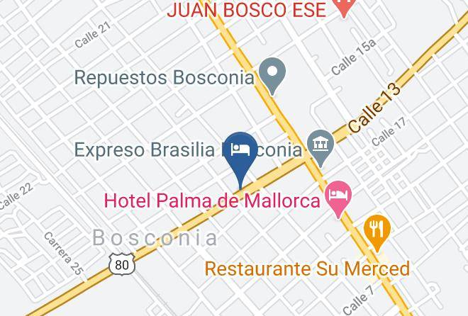 Bosconia - Hotel Jorlin Maps