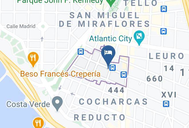 Miraflores - Hotel Jose Antonio Lima Maps