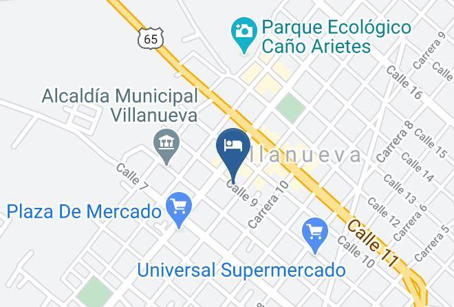 Villanueva - Hotel Joshua Esteban Maps
