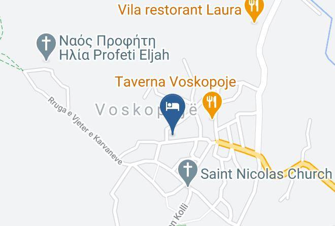 Korce - Hotel Joshua Voskopoj Maps