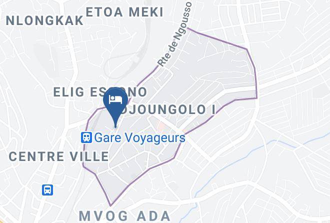 Mfoundi - Hotel Jouvence International Maps