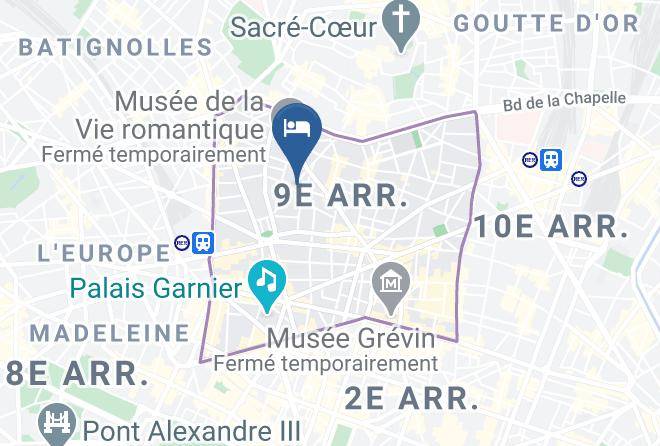 Paris - Hotel Joyce Astotel Maps