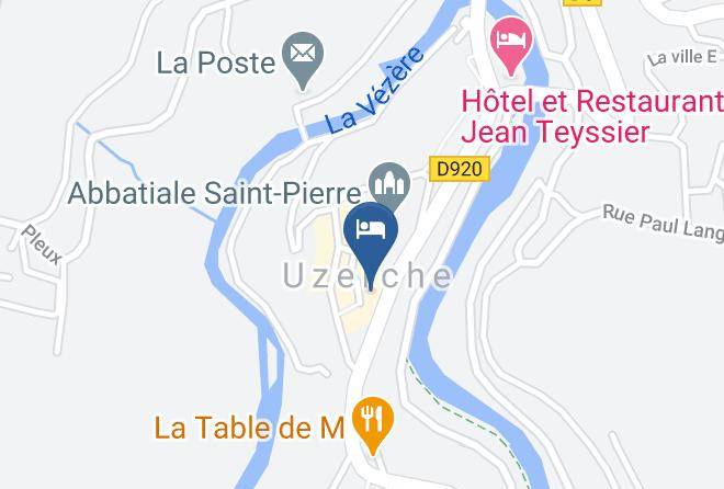 Correze - Hotel Joyet De Maubec Maps