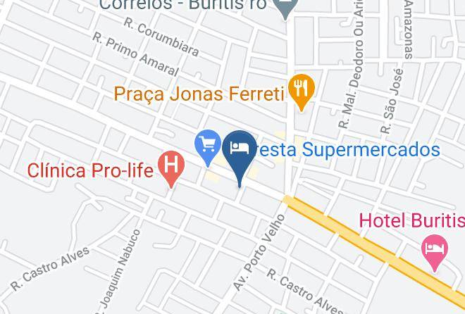 Buritis - Hotel Jr Palace Buritis Maps