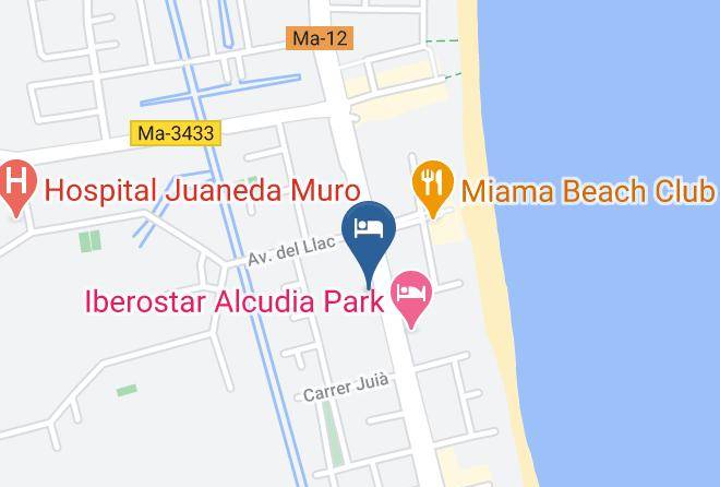 Baleares - Hotel Js Alcudi Mar Maps