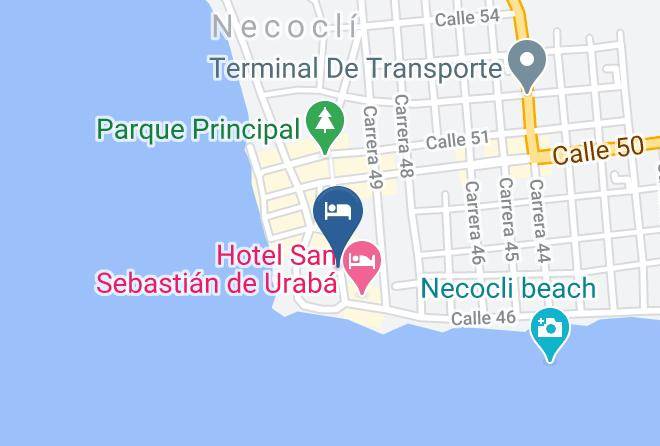 Necocli - Hotel Juan Delamar Necocli Maps