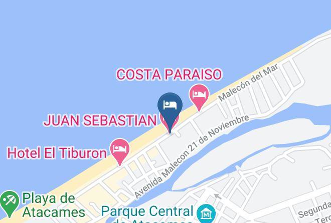 Atacames - Juan Sebastian Hotel Atacames Maps