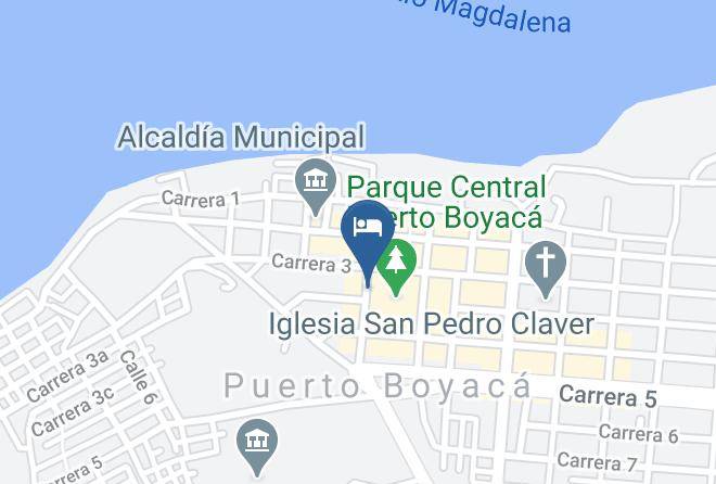 Hotel Juanes Map - Boyaca - Puerto Boyaca