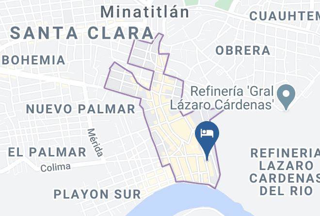 Minatitlan - Hotel Juarez Maps