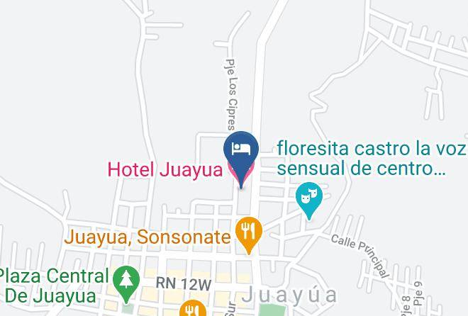 Hotel Juayua Map