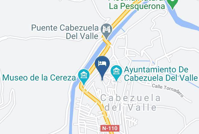 Caceres - Hotel Juderia Valle Del Jerte Maps