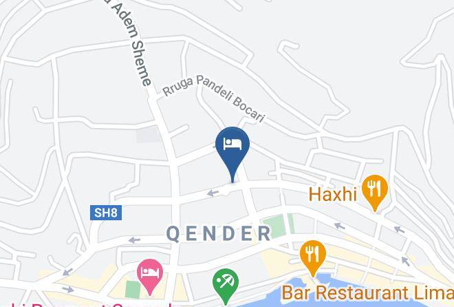 Saranda - Hotel Judi Maps