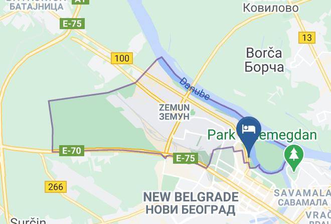 Belgrade City - Hotel Jugoslavija Maps