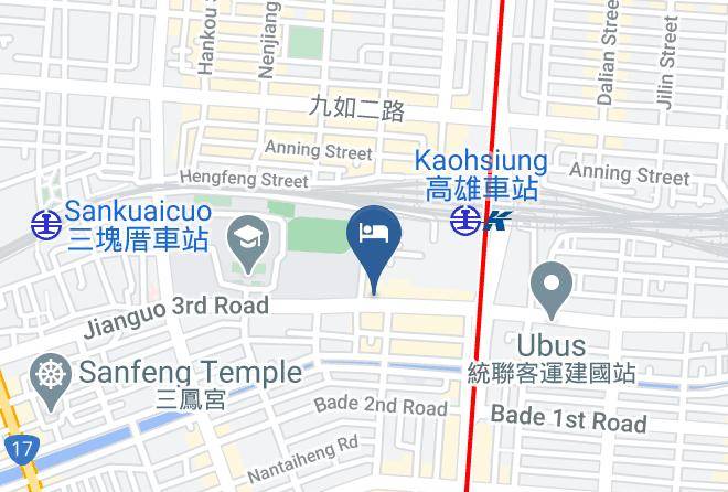 Sanmin District - Hotel Jui Chung Maps