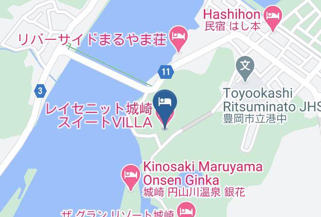 Toyooka City - Hotel Jukaitei Maps
