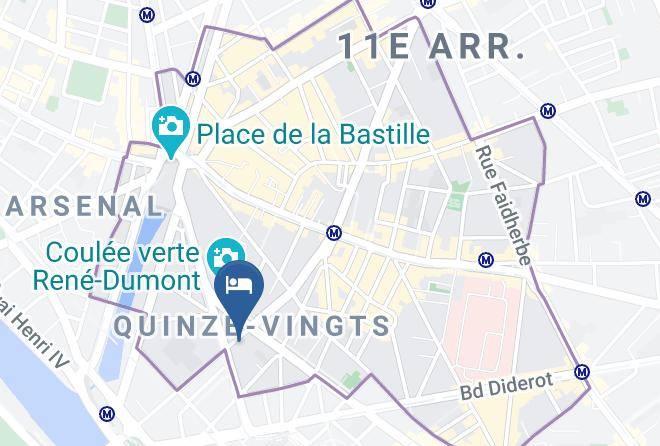 Paris - Ibis Styles Paris Gare De Lyon Bastille Maps