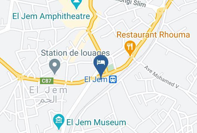 Tunisia - Hotel Julius Maps